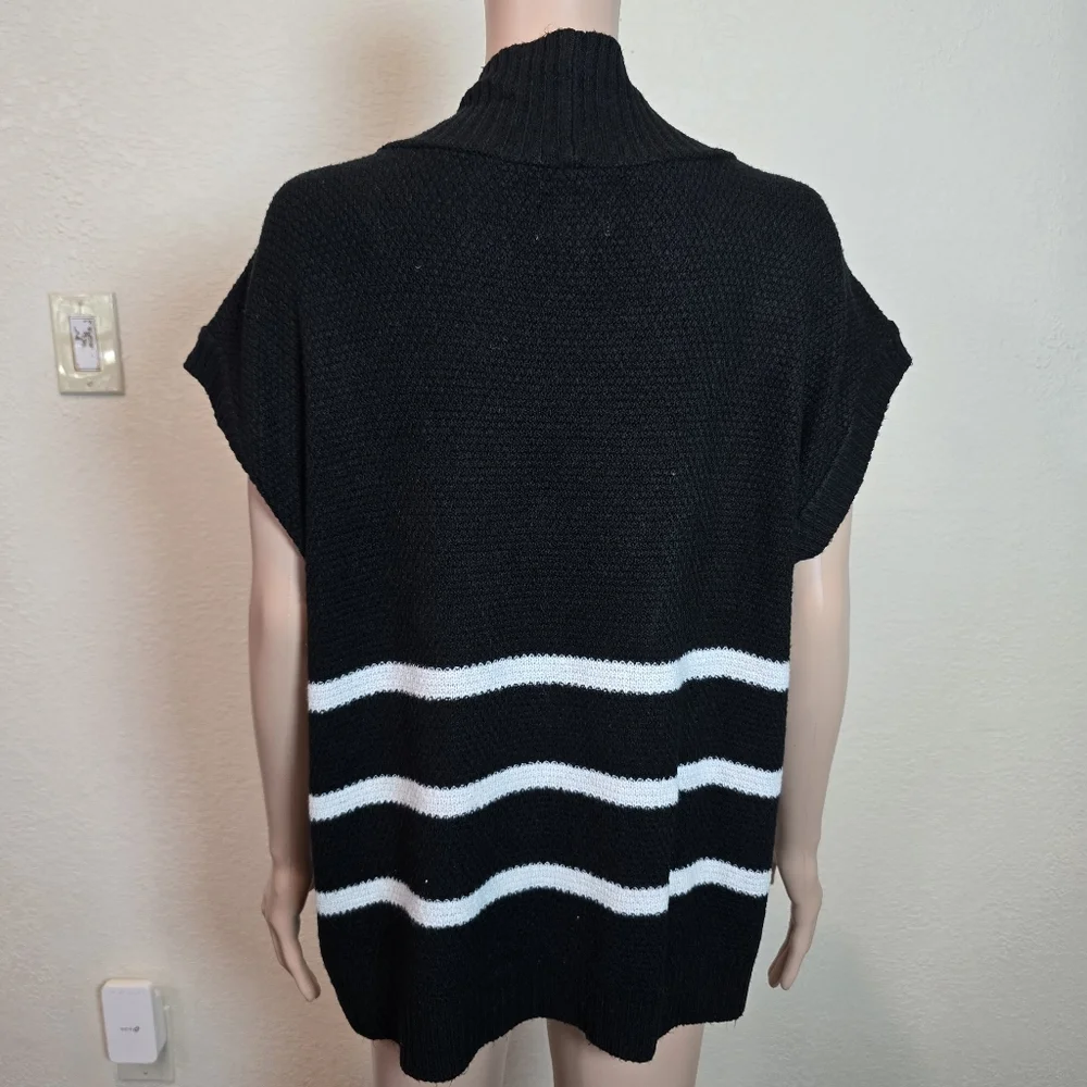 Maeve Sweater Vest Womens Small Cable Knitted Cap Sleeve Gold Buttons - Picture 5 of 13